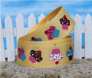 Summer Holiday Ribbon - Cupcake Gold